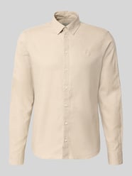 slim fit vrijetijdsoverhemd met button-downkraag model 'Anton' van Casual Friday Beige - 36