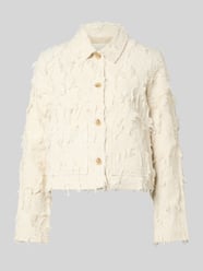 Regular Fit Jacke aus Viskose-Mix Modell 'Kornelie' von MSCH Copenhagen Beige - 28