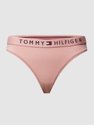 String mit elastischem Logo-Bund von TOMMY HILFIGER Pink - 47