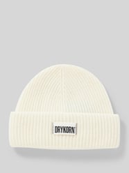 Czapka beanie z naszywką z logo model ‘NEREA’ od Drykorn - 25