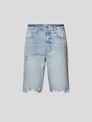 Jeansshorts im Destroyed-Look von Frame Blau - 7