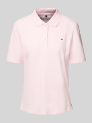 Regular Fit Poloshirt mit Logo-Stitching Modell '1985' von Tommy Hilfiger Pink - 4