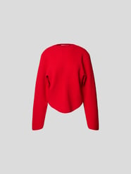 Wollpullover in Ripp-Optik von Victoria Beckham Rot - 11