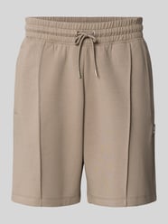 Szorty dresowe z mieszanki bawełny w kroju regular fit model 'DIMACSHORT' od HUGO - 3