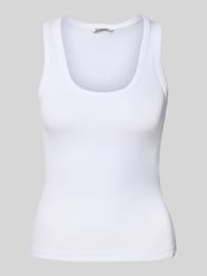 Slim Fit Tank Top in Rippoptik von Tom Tailor Denim - 37