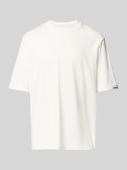 T-Shirt mit geripptem Rundhalsausschnitt von ARMANI EXCHANGE - 2