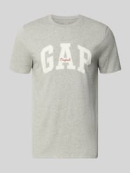 t-shirt z logo i okrągłym dekoltem od GAP - 37