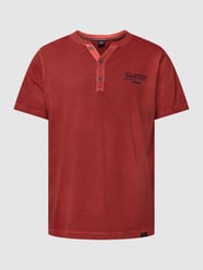 T-Shirt mit Streifenmuster von Lerros Rot - 33