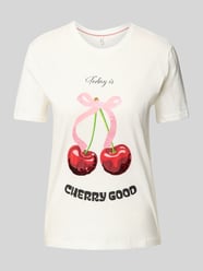 Regular Fit T-Shirt mit Motiv-Print Modell 'KITA' von Only - 41