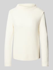 Slim Fit Strickpullover aus hochwertiger Baumwolle mit feinem Linksstrick von Marc O'Polo Beige - 3