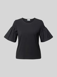 regular fit T-shirt met smokdetail van COMMA - 28