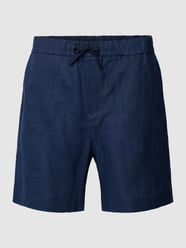 Bermudas mit elastischem Bund von MAERZ Muenchen Blau - 34