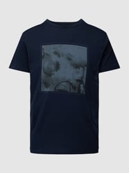 T-Shirt mit Rundhalsausschnitt von Esprit Blau - 48