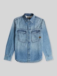 relaxed fit jeanshemd van puur katoen met drukknopen van G-Star RAW - 23