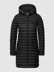 Daunenmantel mit Brand-Detail von Tommy Hilfiger Schwarz - 44