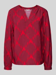 Blusenshirt mit V-Ausschnitt von Street One - 10