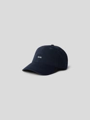 Basecap mit kontrastivem Label-Stitching von WOOD WOOD Blau - 6