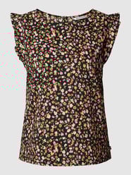 Blousetop met all-over motief van Tom Tailor Denim Roze - 36