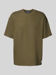 T-Shirt mit Rundhalsausschnitt und Label-Detail von Hugo Blue - 42