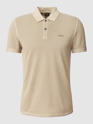 Poloshirt mit Label-Print Modell 'PRIME' von BOSS Orange Beige - 6