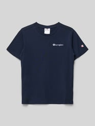 T-shirt z Wyhaftowane logo i Okrągły dekolt od Champion - 35