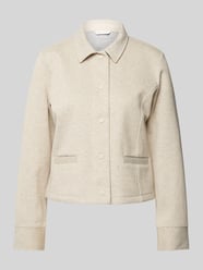 Regular Fit Piqué Blazer von Tom Tailor Beige - 17