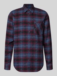 Relaxed Fit Freizeithemden aus Bio-Baumwoll-Leinen-Mix  Modell 'FAALIN' von Armedangels Bordeaux - 8