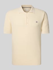 Regular Fit Poloshirt mit Label-Stitching von GANT - 8