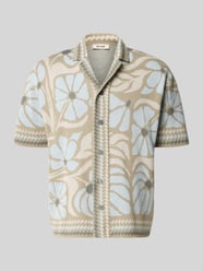 relaxed fit vrijetijdsoverhemd van katoenmix model 'DUKE' van ONLY & SONS Beige - 33
