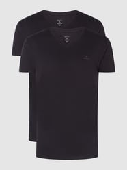 T-Shirt aus Baumwolle im 2er-Pack von Gant Schwarz - 46