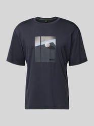 T-shirt o kroju relaxed fit z czystej bawełny model ‘JOIN’ od BOSS Green - 33