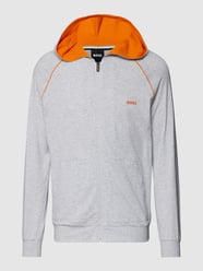 Sweatjacke mit Label-Stitching von BOSS Grau - 19