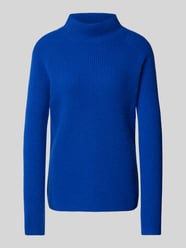 Kaschmirpullover mit Stehkragen von Fynch-Hatton Blau - 40