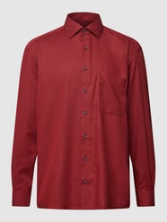 Zakelijk overhemd met kentkraag van Eterna Rood - 13