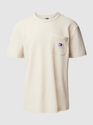 T-Shirt mit Brusttasche von Tommy Jeans Beige - 17
