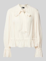 Strikblouse van viscose met elastische boorden van THE KOOPLES - 43