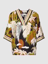 Blouse met kapmouwen van Marc Cain Groen - 36