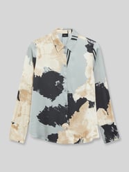 Regular fit blouse met lange mouwen van pure viscose van s.Oliver BLACK LABEL Beige - 6