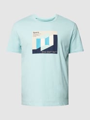 PLUS SIZE T-shirt met motiefprint van S.Oliver Plus Groen - 35