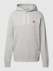 Hoodie mit Känguru-Tasche Modell 'Ian' von Wood Wood Grau - 19