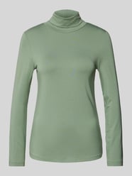 Slim fit colshirt met lange mouwen van Christian Berg Woman Groen - 44