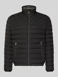 Kurtka pikowana o kroju slim fit z ocieplanym kołnierzem od Christian Berg Men - 17