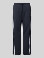 Sweatpants mit Label-Detail Modell 'Hadim' von BOSS Green Blau - 33