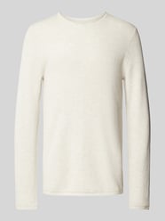 Regular Fit Strickpullover mit Strukturmuster von MCNEAL Beige - 9