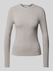 Longsleeve mit Strukturmuster Modell 'Ginger' von EDITED - 16