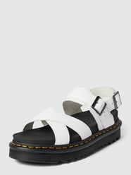 Sandalen mit Dornschließe Modell 'Voss' von Dr. Martens Weiß - 35