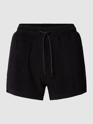 Korte broek met elastische band, model 'RED LABEL' van HUGO Grijs / zwart - 32