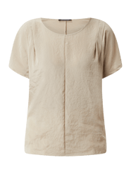 Blouseshirt met contrast aan de voorkant van Luisa Cerano Beige - 35