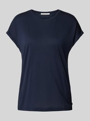 Loose Fit T-Shirt aus fließender Viskose von Tom Tailor Denim Blau - 40