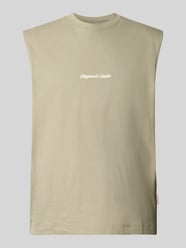T-Shirt mit Stitching von JACK & JONES Beige - 45